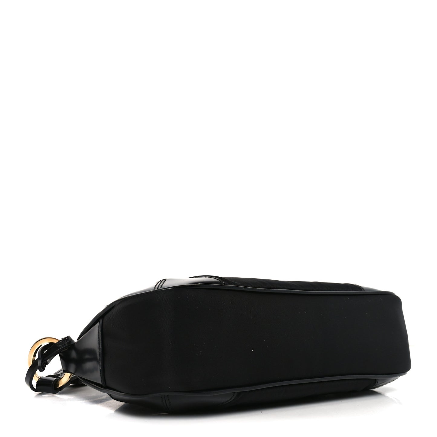 Re-Nylon Spazzolato Re-Edition 2002 Shoulder Bag Black