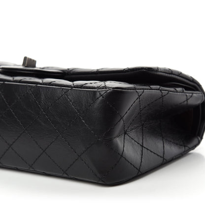 Chanel Aged Calfskin Quilted 2.55 Reissue 225 Flap Black 8 of 12