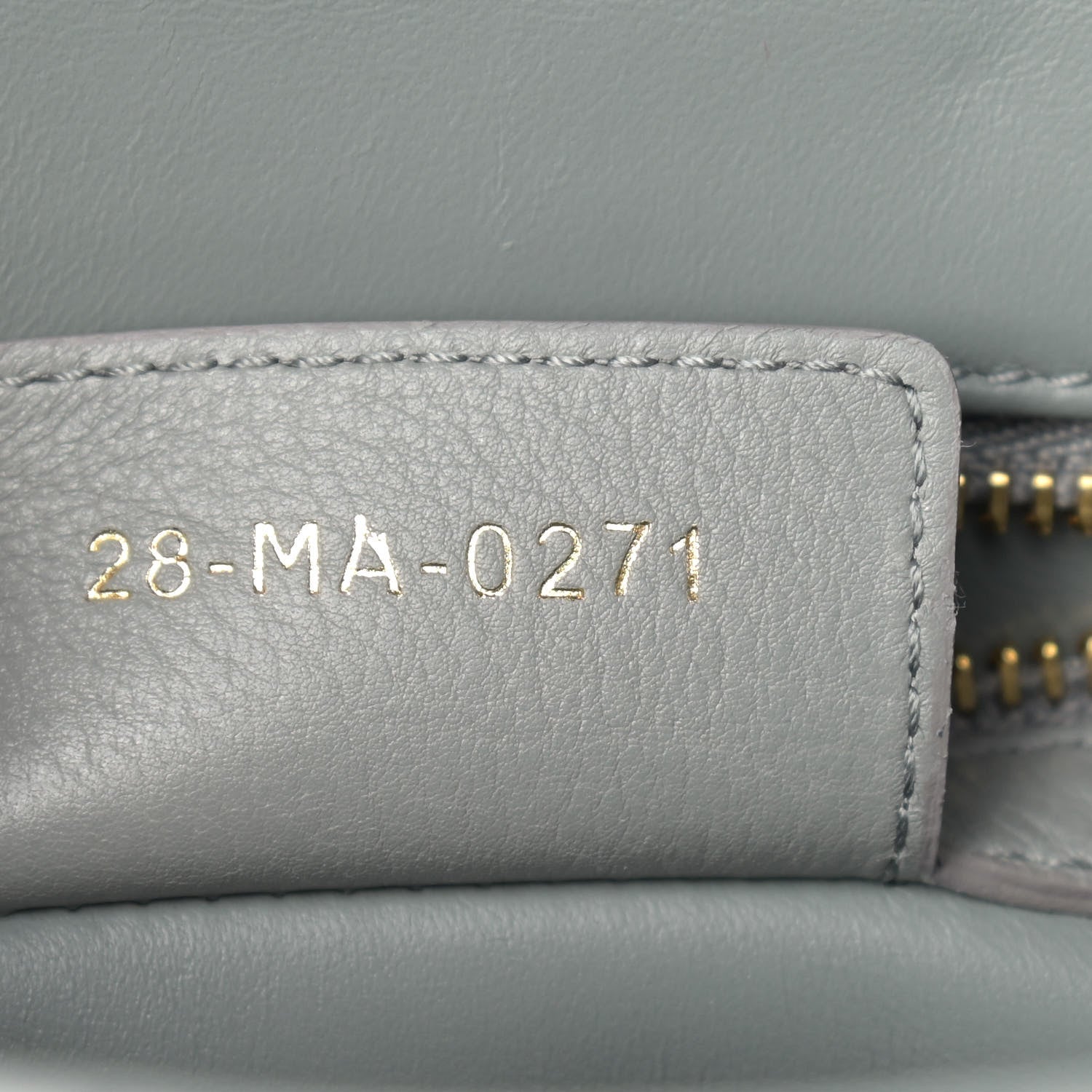 Christian Dior Calfskin Cannage Small Caro Bag Grey 7 of 11