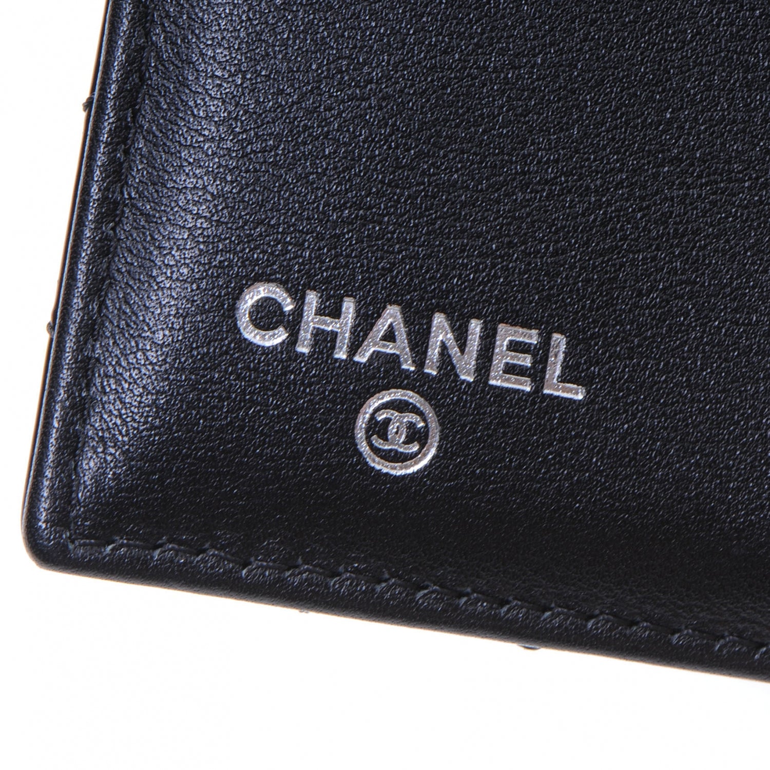 Chanel Patent Leather CC French Wallet Black 6 of 7