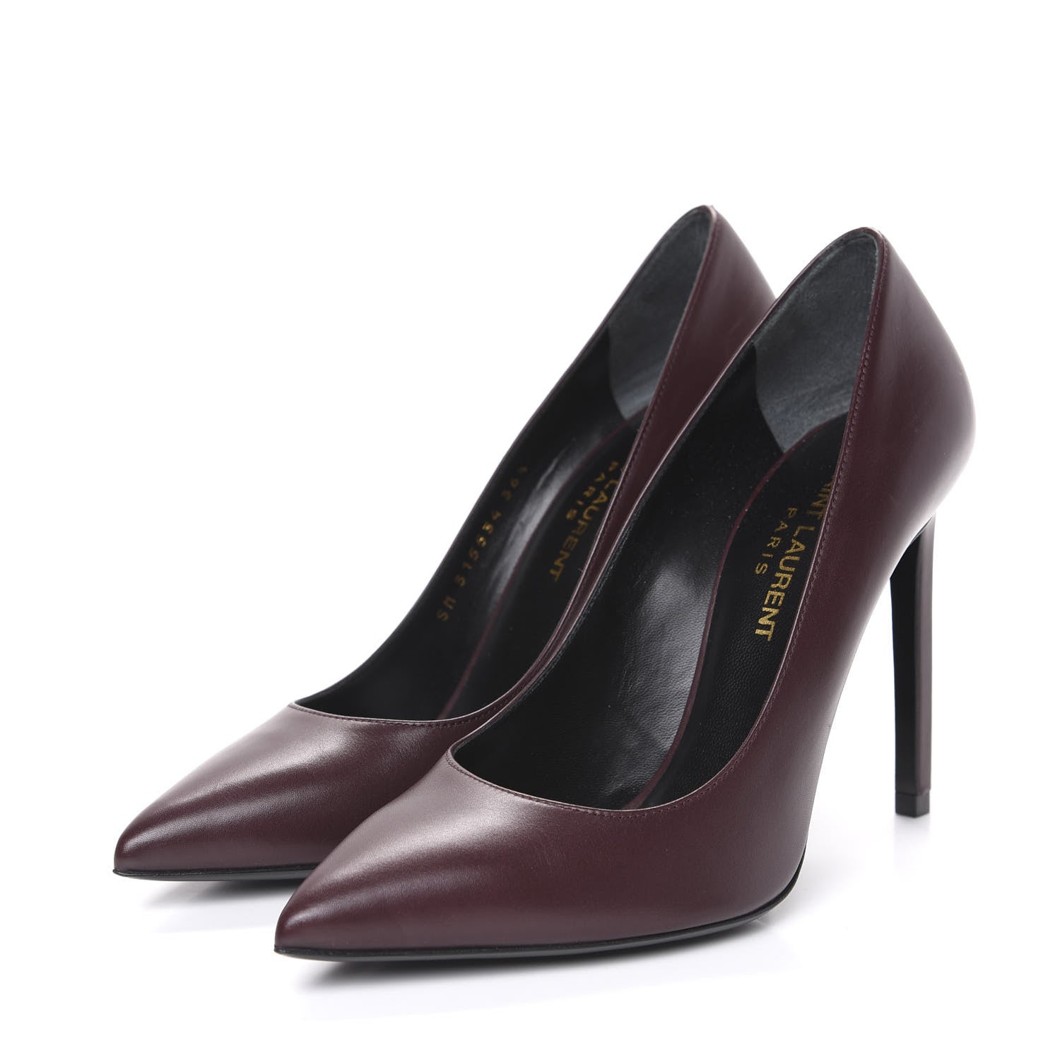 Saint Laurent Calfskin Classic Paris 105 36.5 Bordeaux 3 of 9