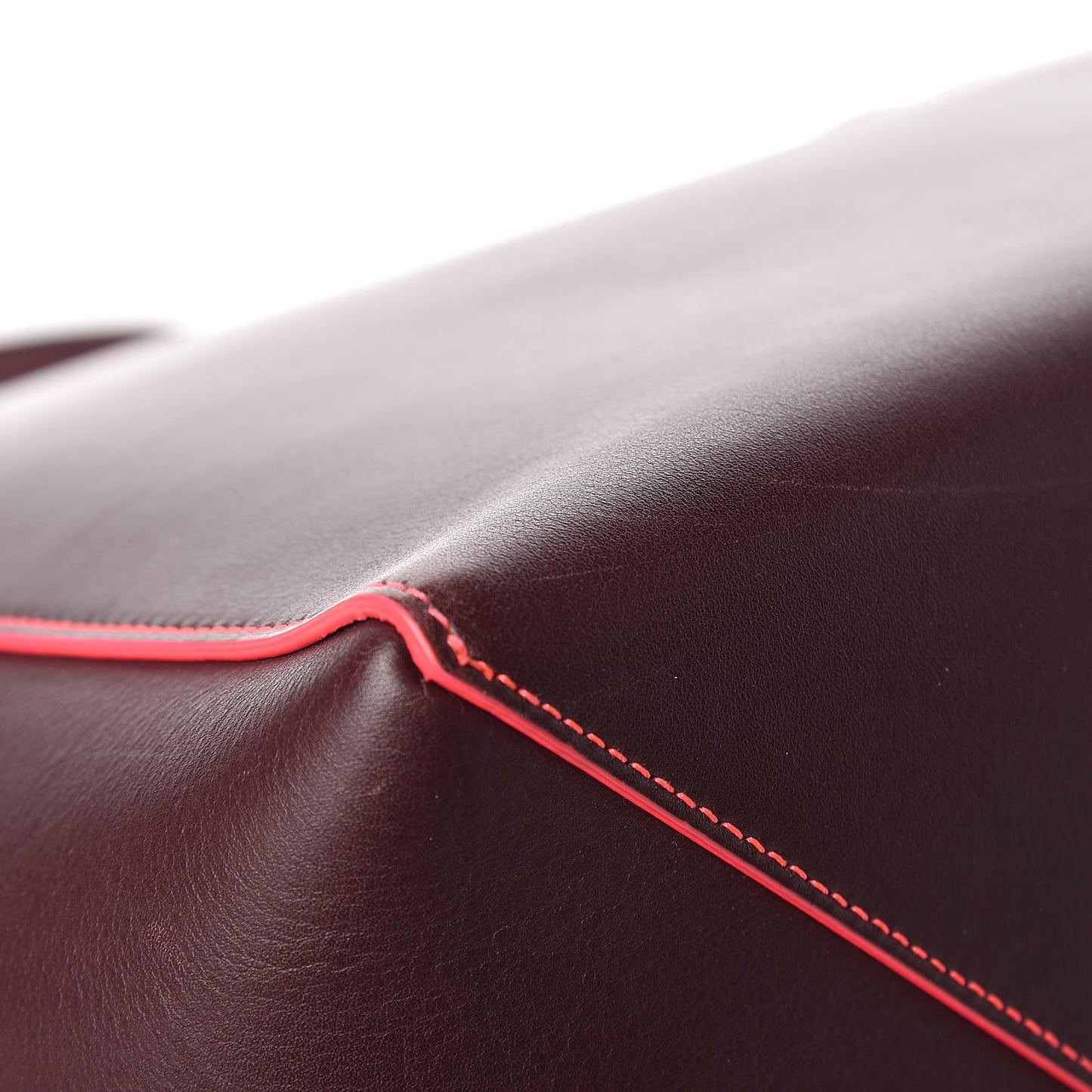 Smooth Calfskin Small Tassel Cabas Phantom Burgundy Pink