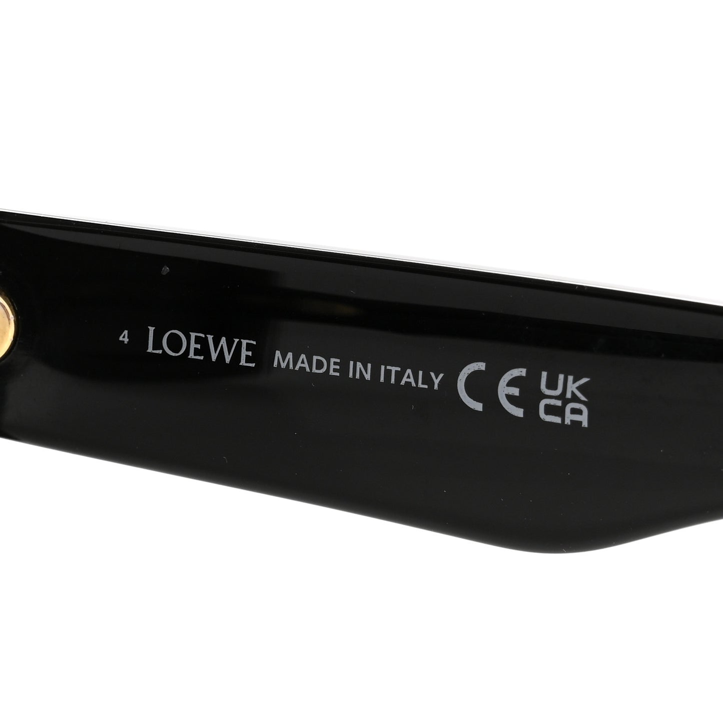 Acetate Anagram Shield Sunglasses LW40104I Black