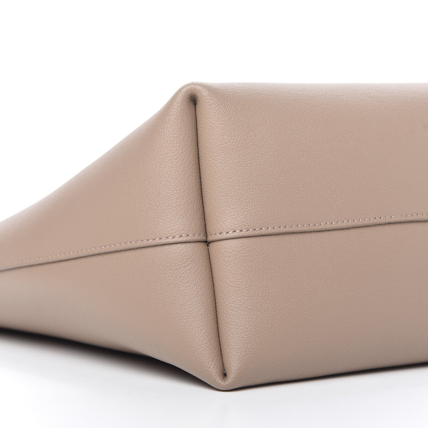 Saint Laurent Calfskin Large Shopping Tote Dark Beige 6 of 9