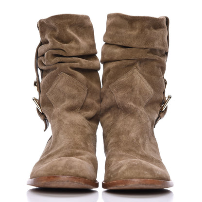 Louis Vuitton Suede Safari Boots Taupe 39 2 of 10