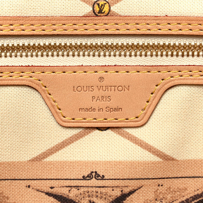 Louis Vuitton Damier Azur Summer Trunks Neo Neverfull MM 6 of 9