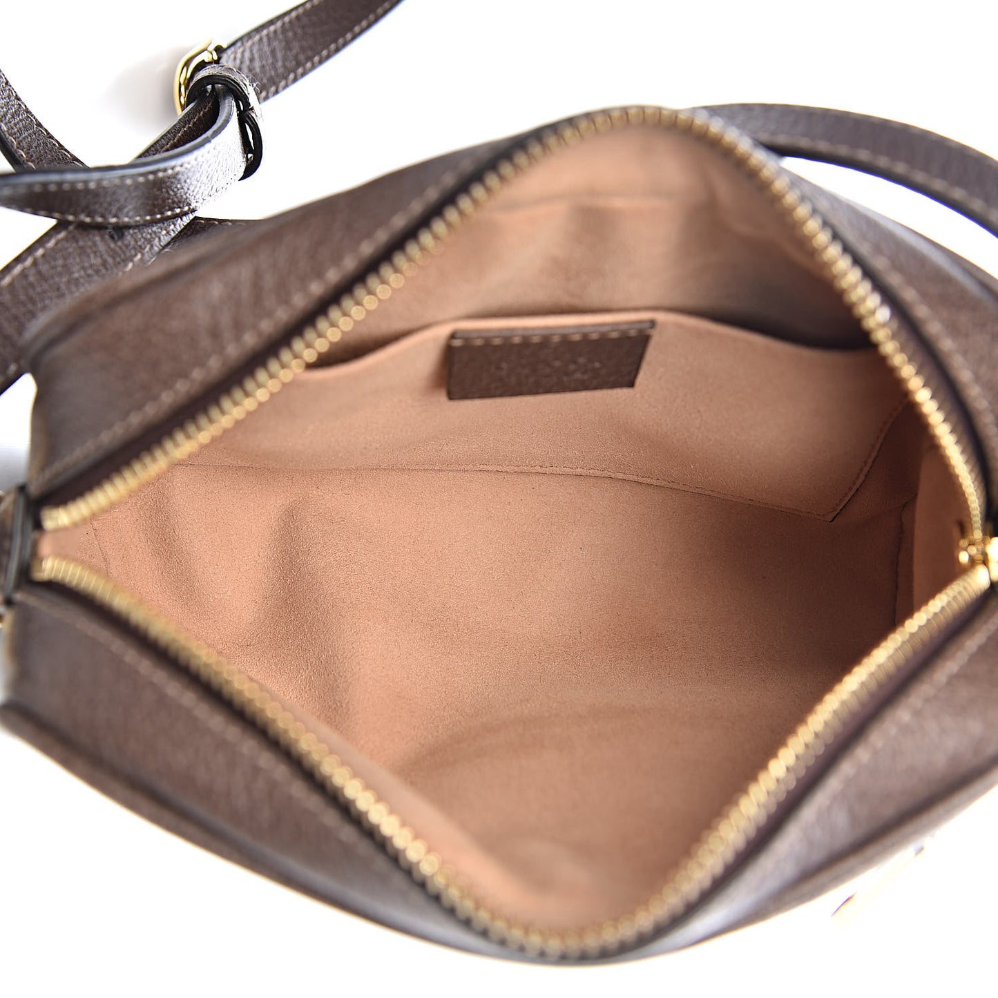 GG Supreme Monogram Web Mini Ophidia Shoulder Bag Brown