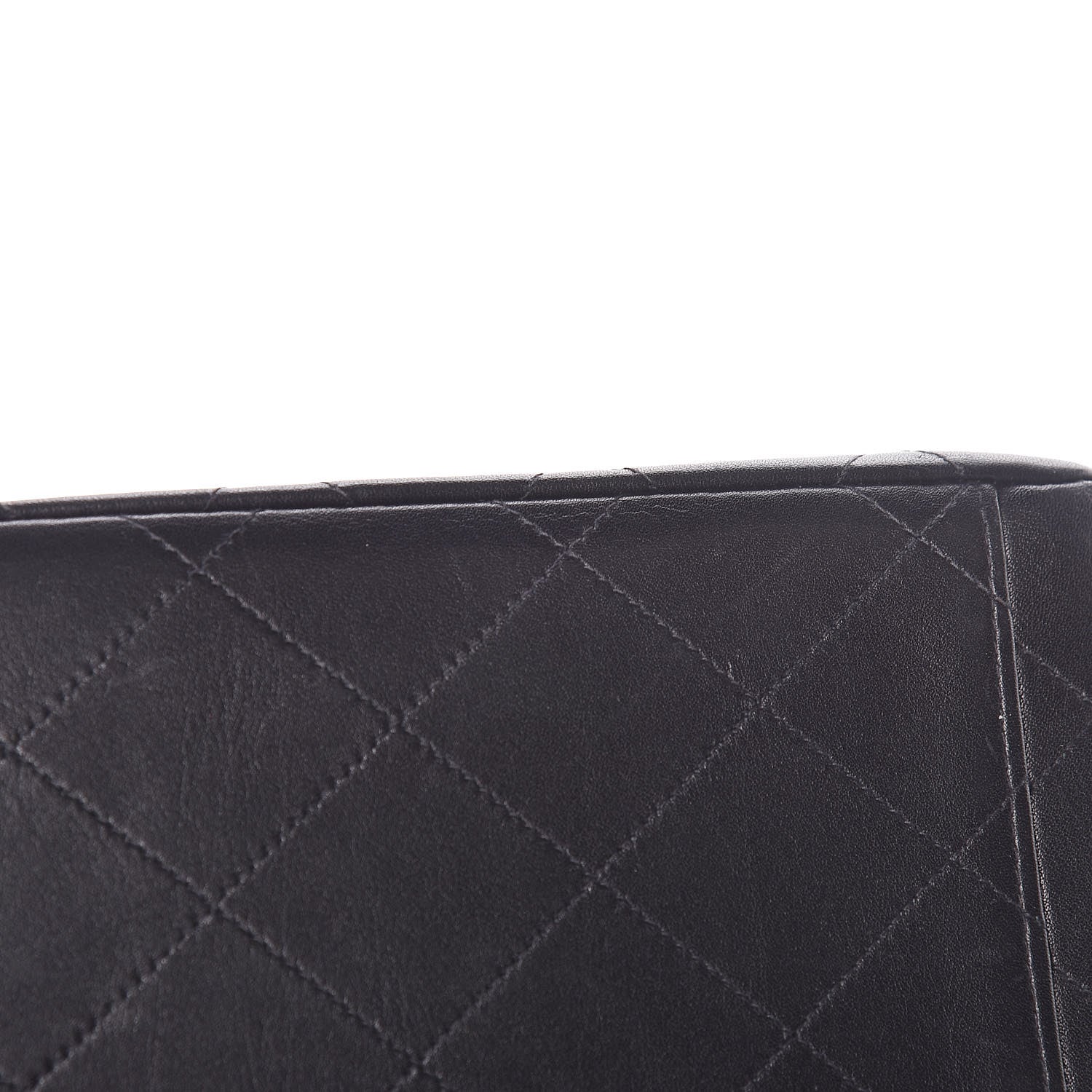 Chanel Lambskin Quilted XL Jumbo Single Flap Black 12 of 15