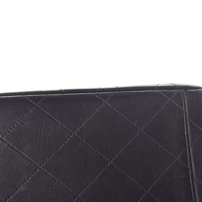 Chanel Lambskin Quilted XL Jumbo Single Flap Black 12 of 15