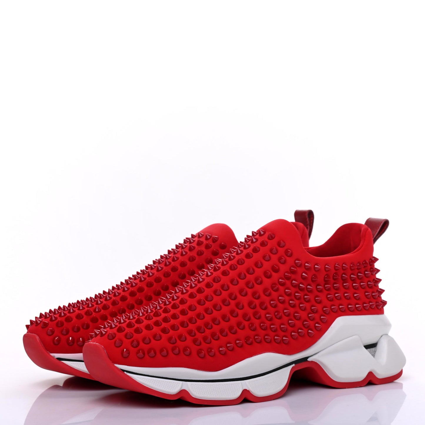 Neoprene Mens Spike Sock Flat Sneakers 42 Loubi
