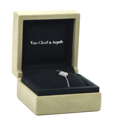Van Cleef & Arpels 18K White Gold Diamond Sweet Alhambra Bracelet 5 of 5