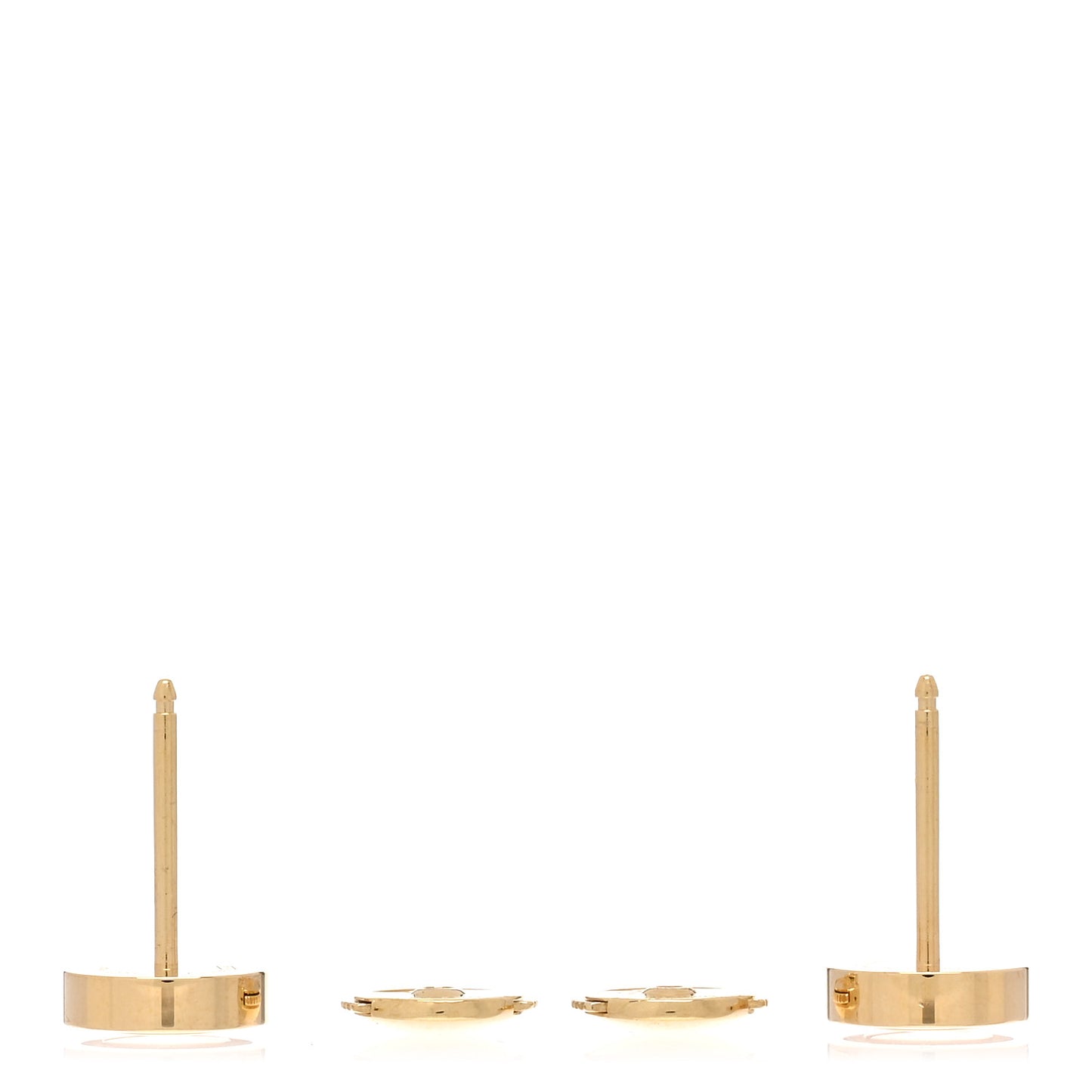 18K Yellow Gold LOVE Earrings