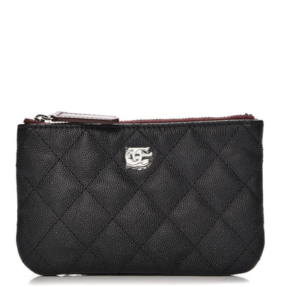 Chanel Caviar Quilted Small Cosmetic Case Black 1 of 8
