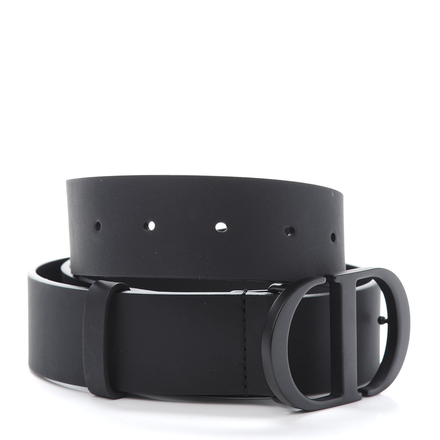 Ultra Matte Calfskin 35mm Montaigne Belt 80 Black
