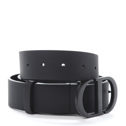 Christian Dior Ultra Matte Calfskin 35mm Montaigne Belt 80 Black 3 of 8
