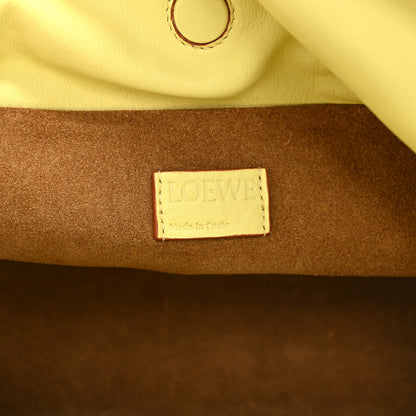 Loewe Calfskin Small Flamenco Knot Bag Yellow 6 of 11