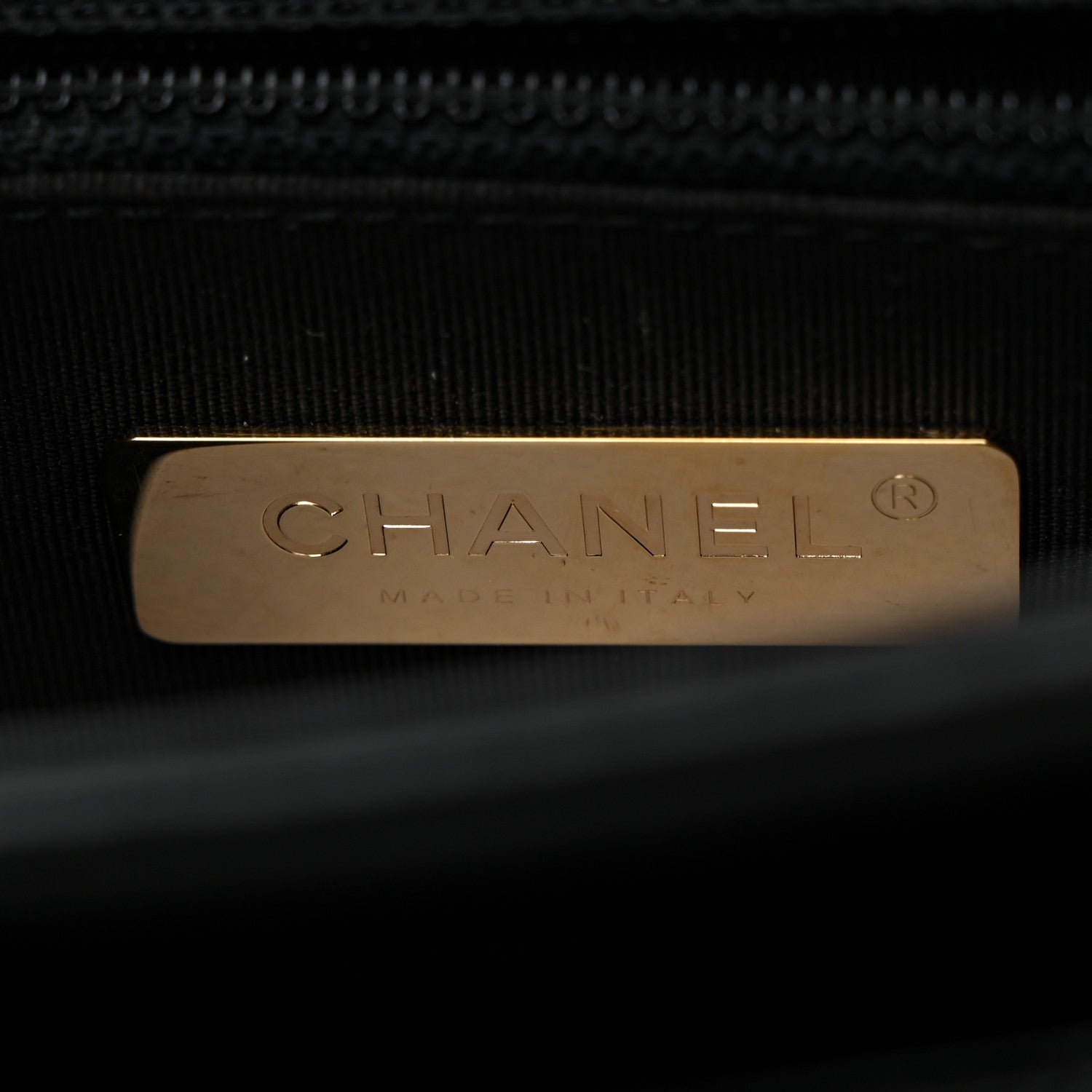 Chanel Calfskin Caviar Quilted Chain Handle Flap Black 6 of 10