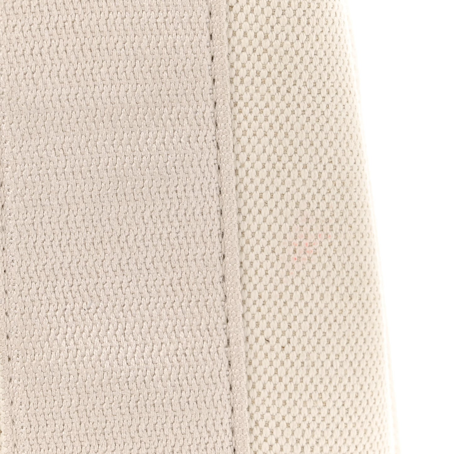 Cotton Canvas Calfskin Navy Cabas XS Natural