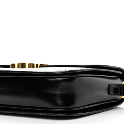Celine Shiny Calfskin Medium Triomphe Black 12 of 17