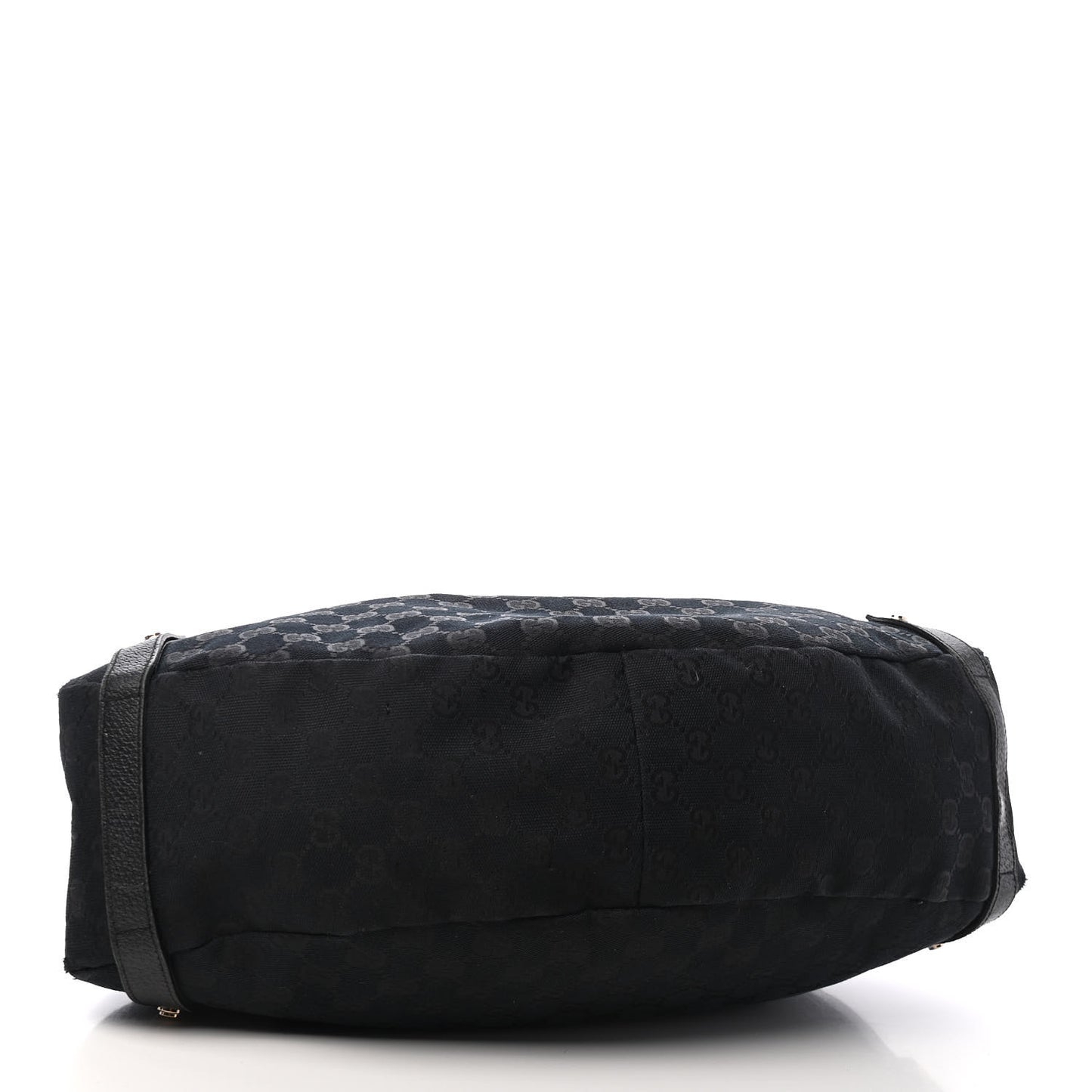 Monogram Medium Abbey Shoulder Bag Black