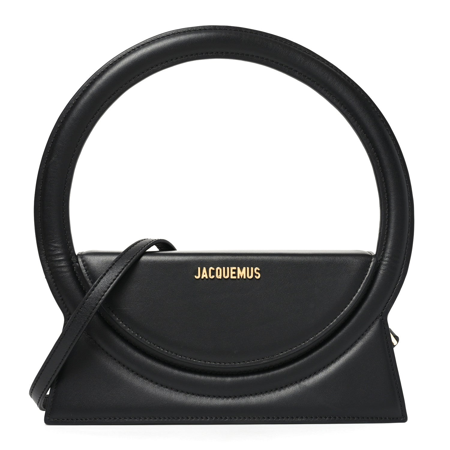 Jacquemus Smooth Calfskin Le Sac Rond Black 1 of 9