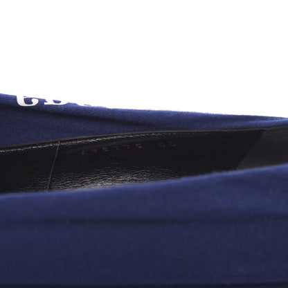 Balenciaga Jersey Crepe Political Campaign Logo Knife 115 Pointed Pumps 40 Pacifique White Rouge 7 of 8