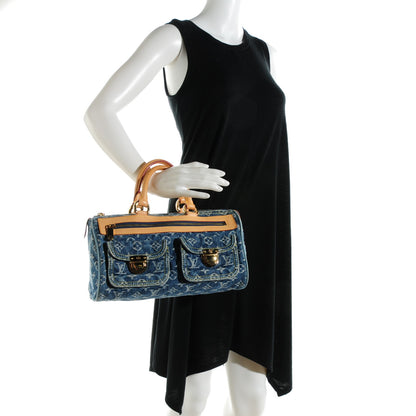 Louis Vuitton Monogram Denim Neo Speedy Blue 2 of 7