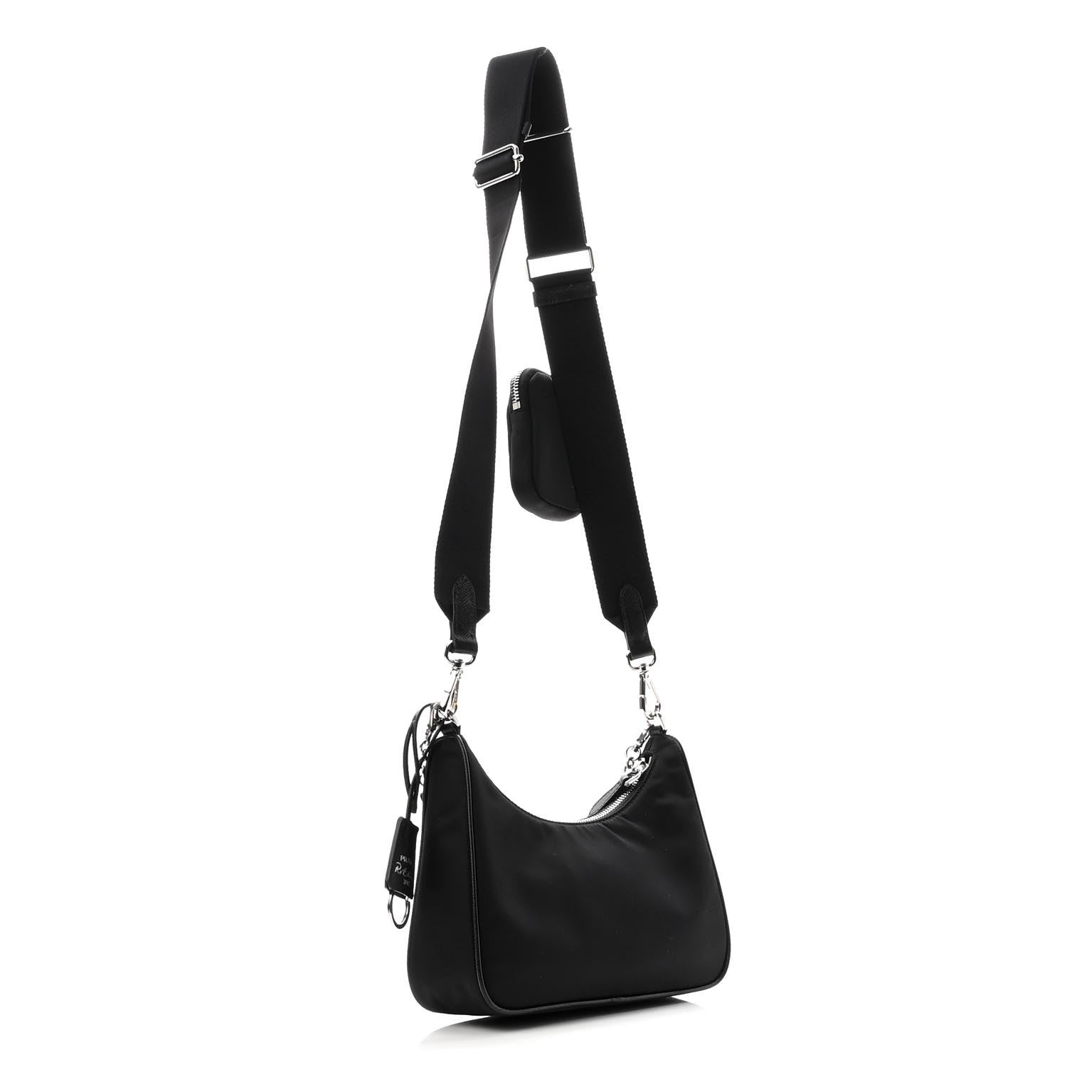 Prada Nylon Re-Edition 2005 Shoulder Bag Black 3 of 9