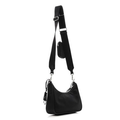 Prada Nylon Re-Edition 2005 Shoulder Bag Black 3 of 9