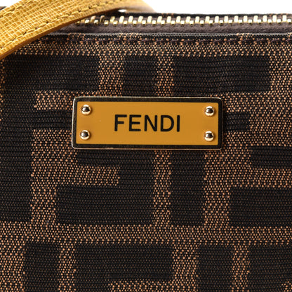 Fendi Zucca Mini Pouch Crossbody Tobacco Yellow 7 of 8