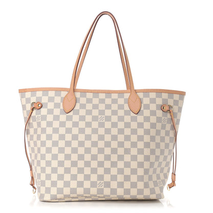 Louis Vuitton Damier Azur Neo Neverfull MM Rose Ballerine 3 of 12