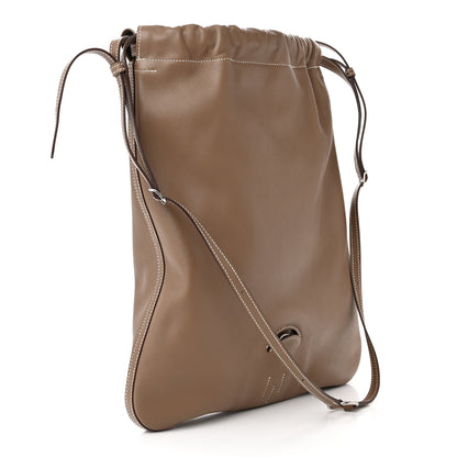 Hermes Cheri Calfskin Bridado Backpack Etoupe 3 of 11