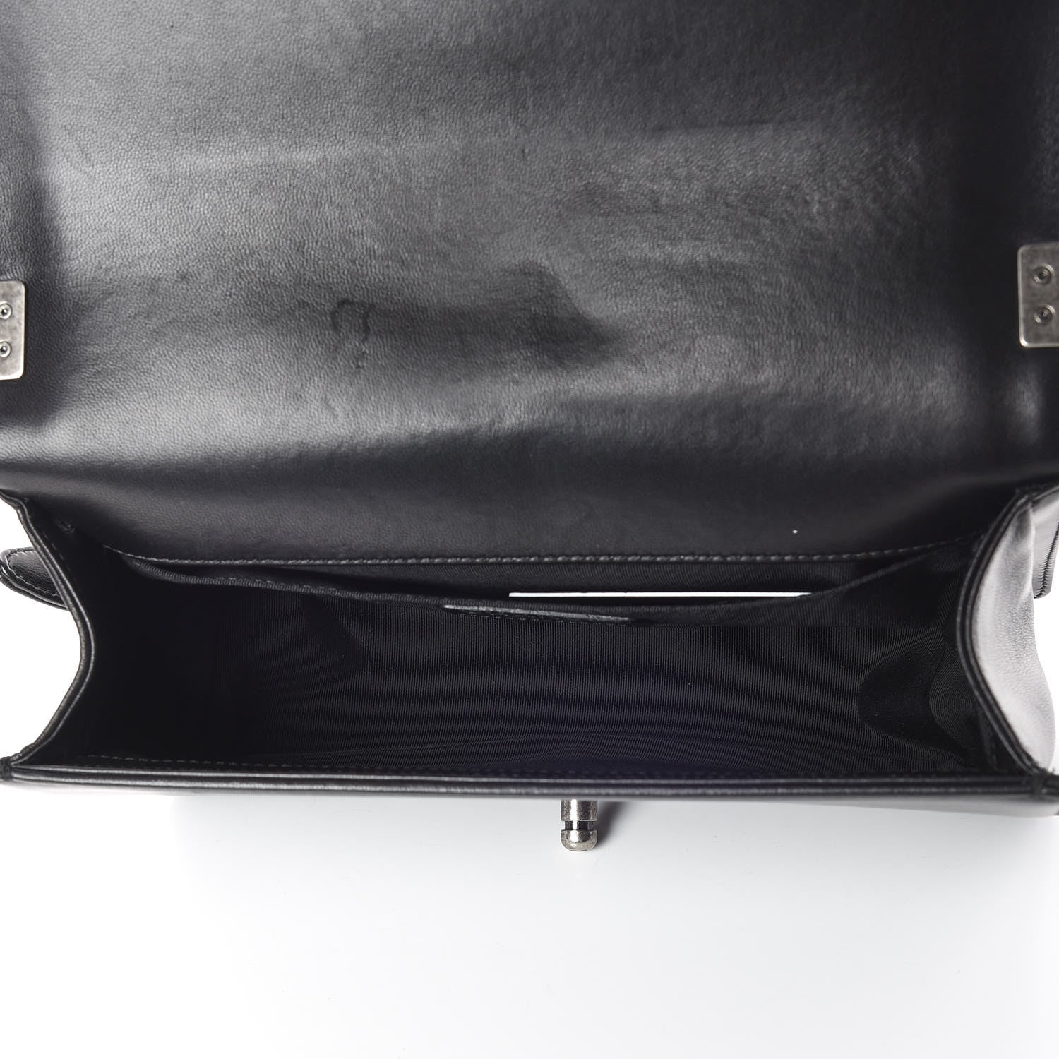 Chanel Lambskin Quilted Medium Boy Flap Black 7 of 11