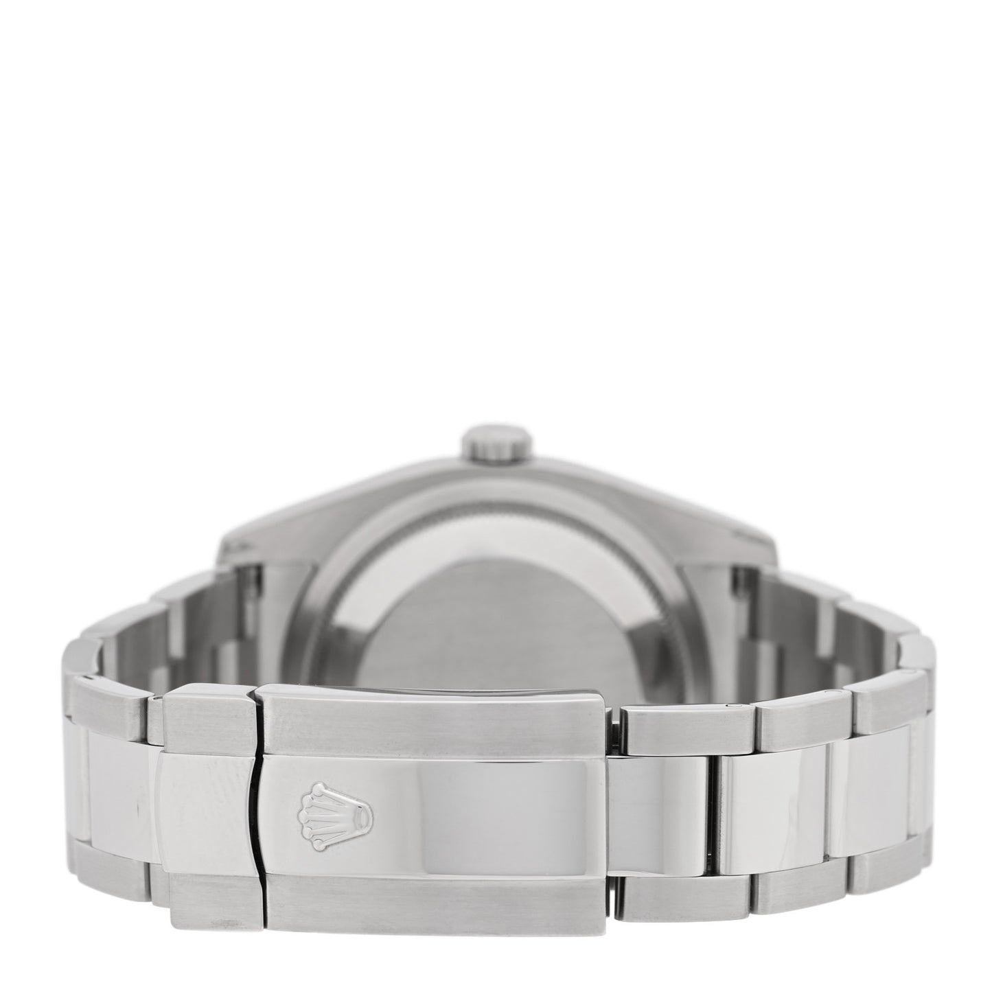 Stainless Steel 18K White Gold 36mm Oyster Perpetual Datejust Watch Black 116234