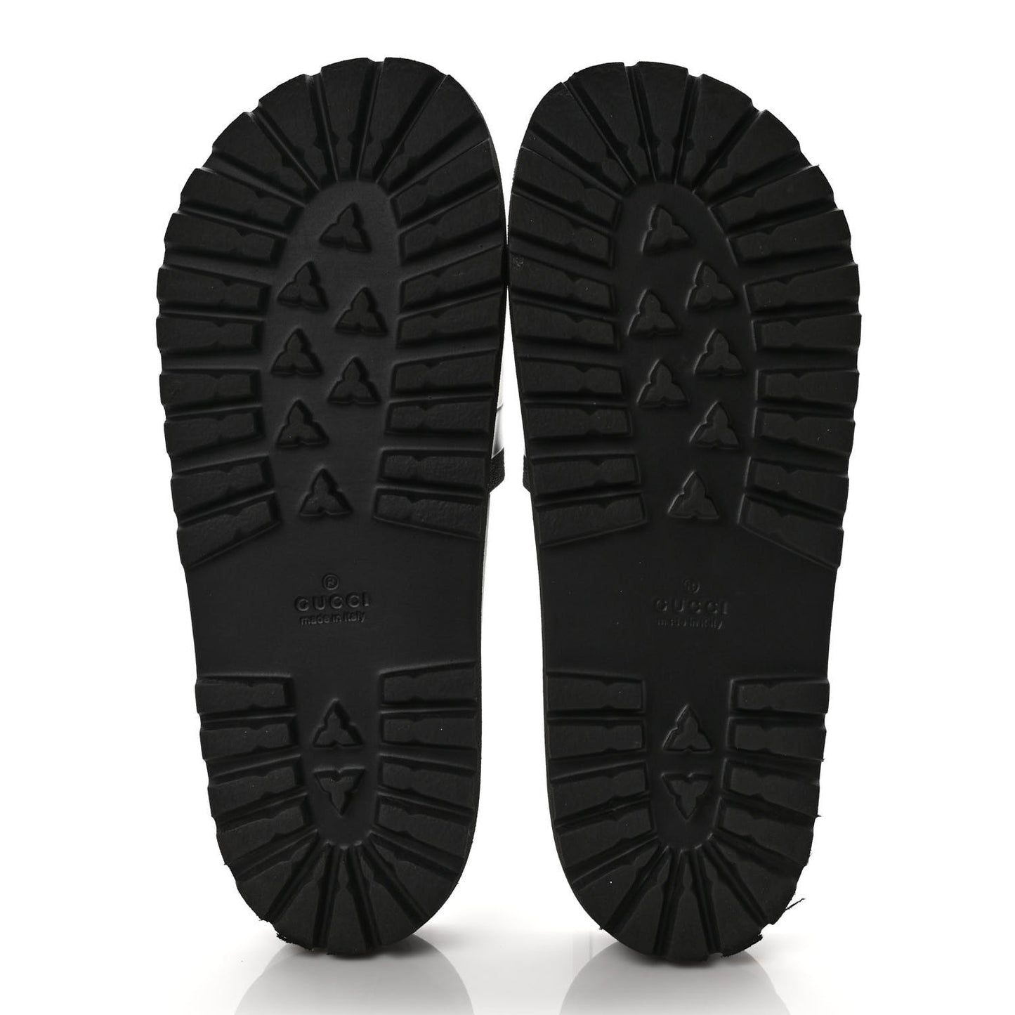 Rubber Web Mens Lug Sole Slide Sandals 8 Black Green Red