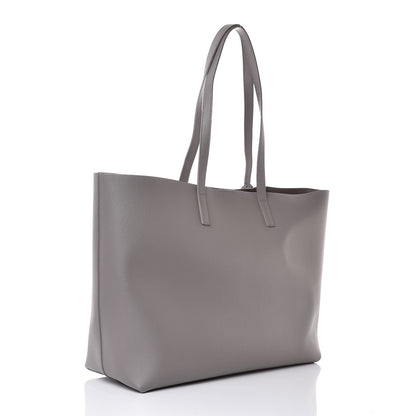 Saint Laurent Calfskin Large Shopping Tote Coal 4 of 11