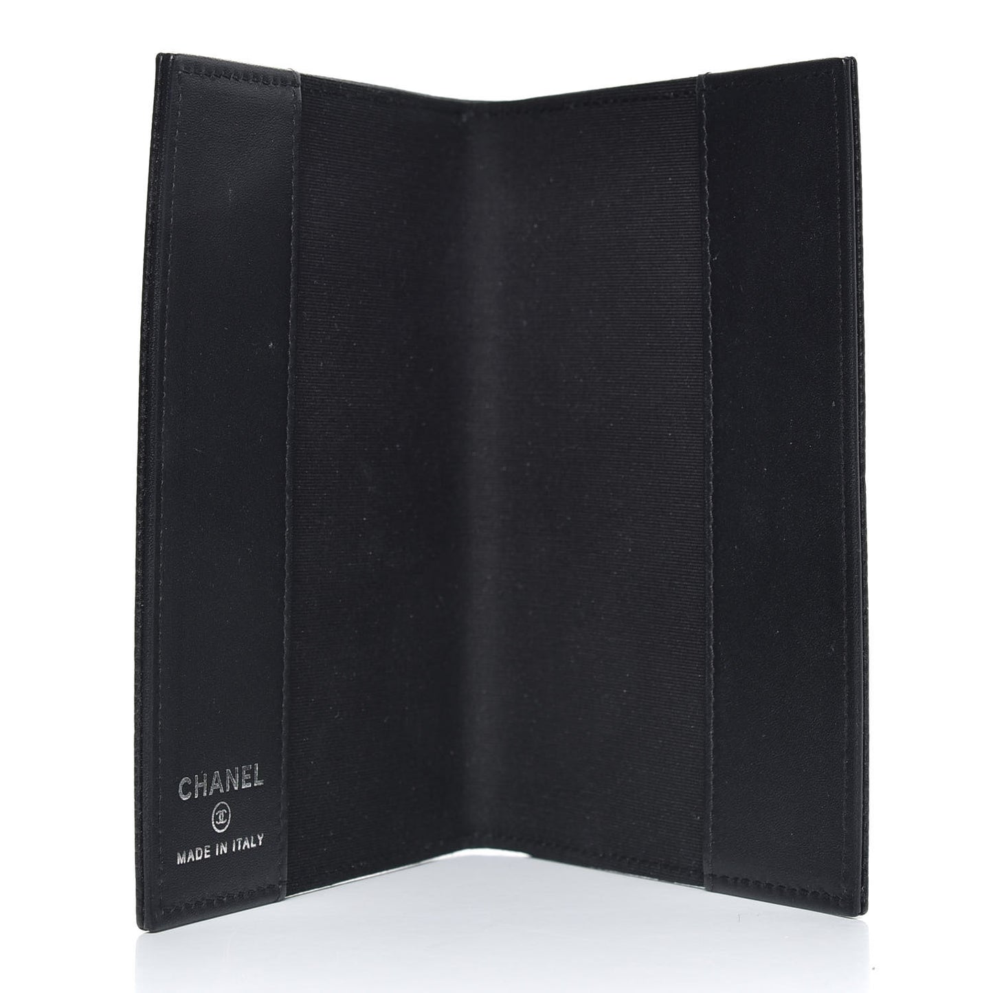 Caviar Timeless Passport Holder Black