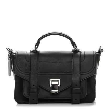 Proenza Schouler Calfskin Tiny PS1 Satchel Black 1 of 8