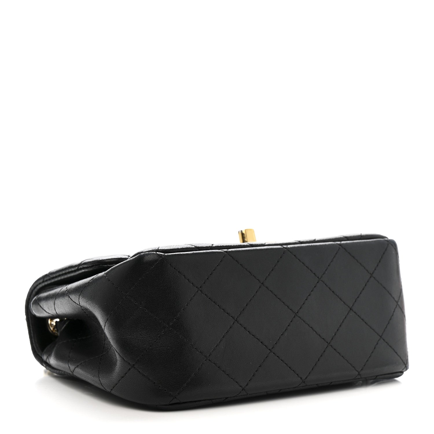 Chanel Lambskin Quilted Mini Square Flap Black 4 of 12
