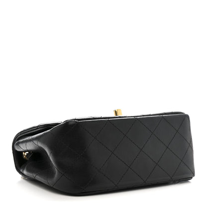 Chanel Lambskin Quilted Mini Square Flap Black 4 of 12