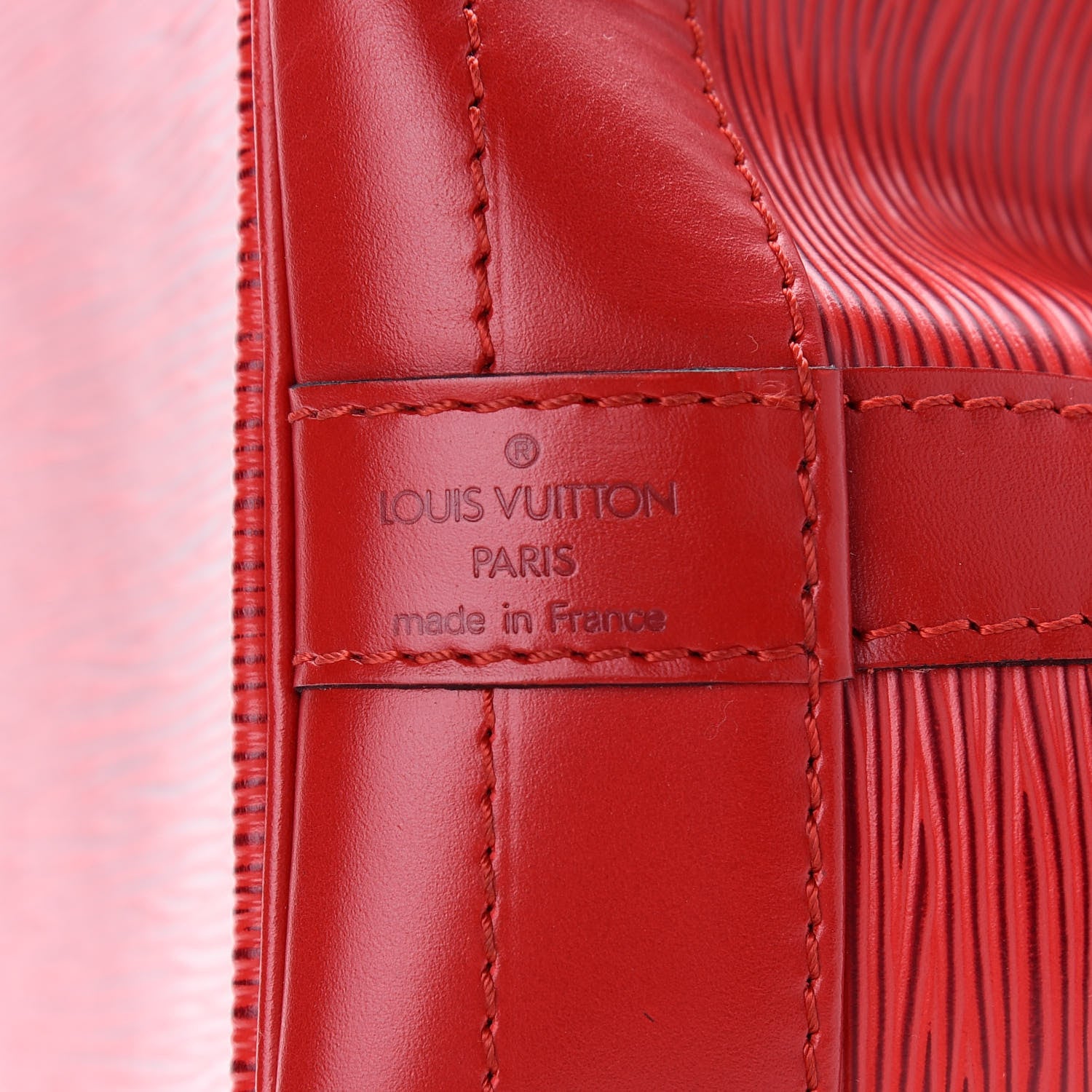 Louis Vuitton Epi Noe Castillan Red 6 of 9