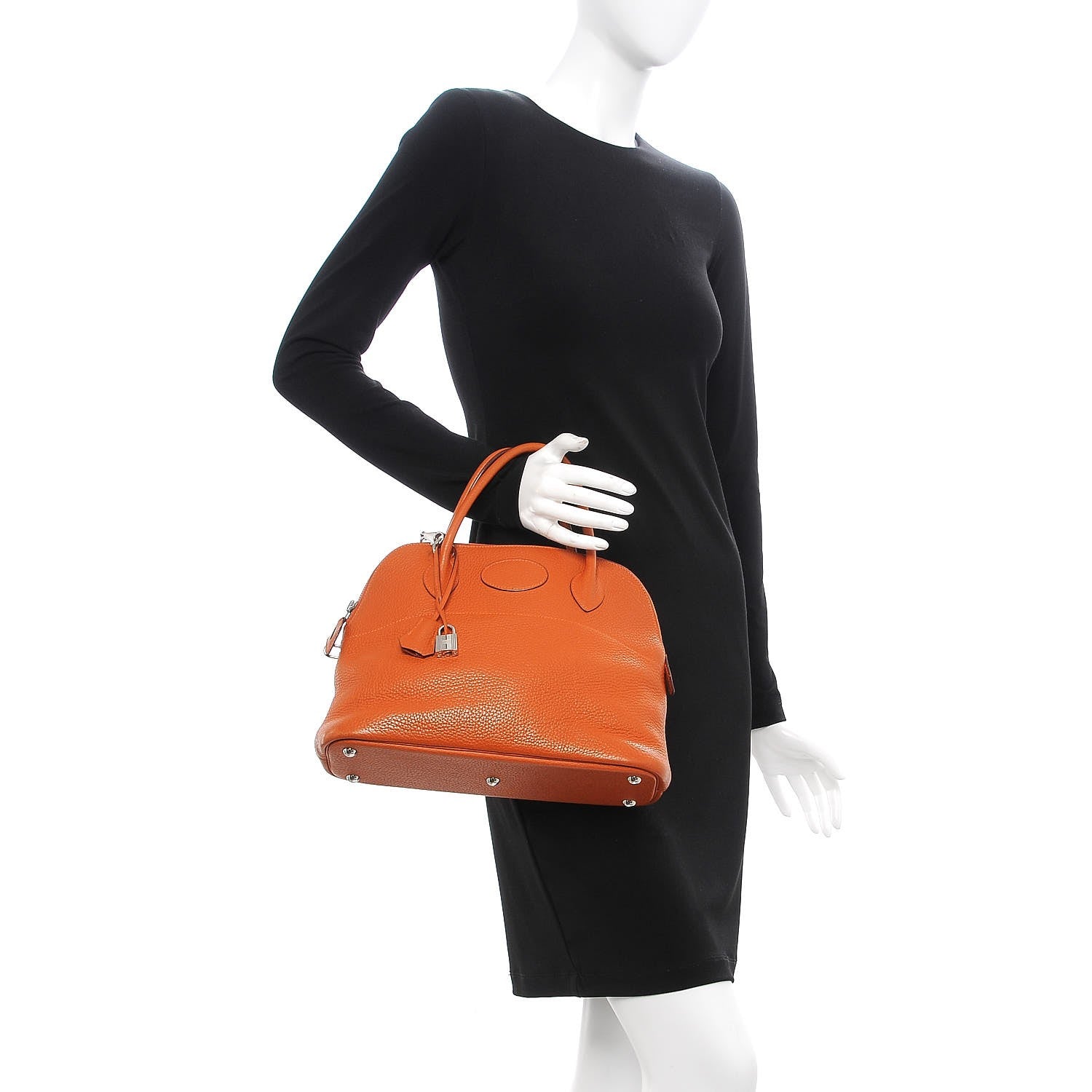 Hermes Taurillon Clemence Bolide 31 Potiron 3 of 16