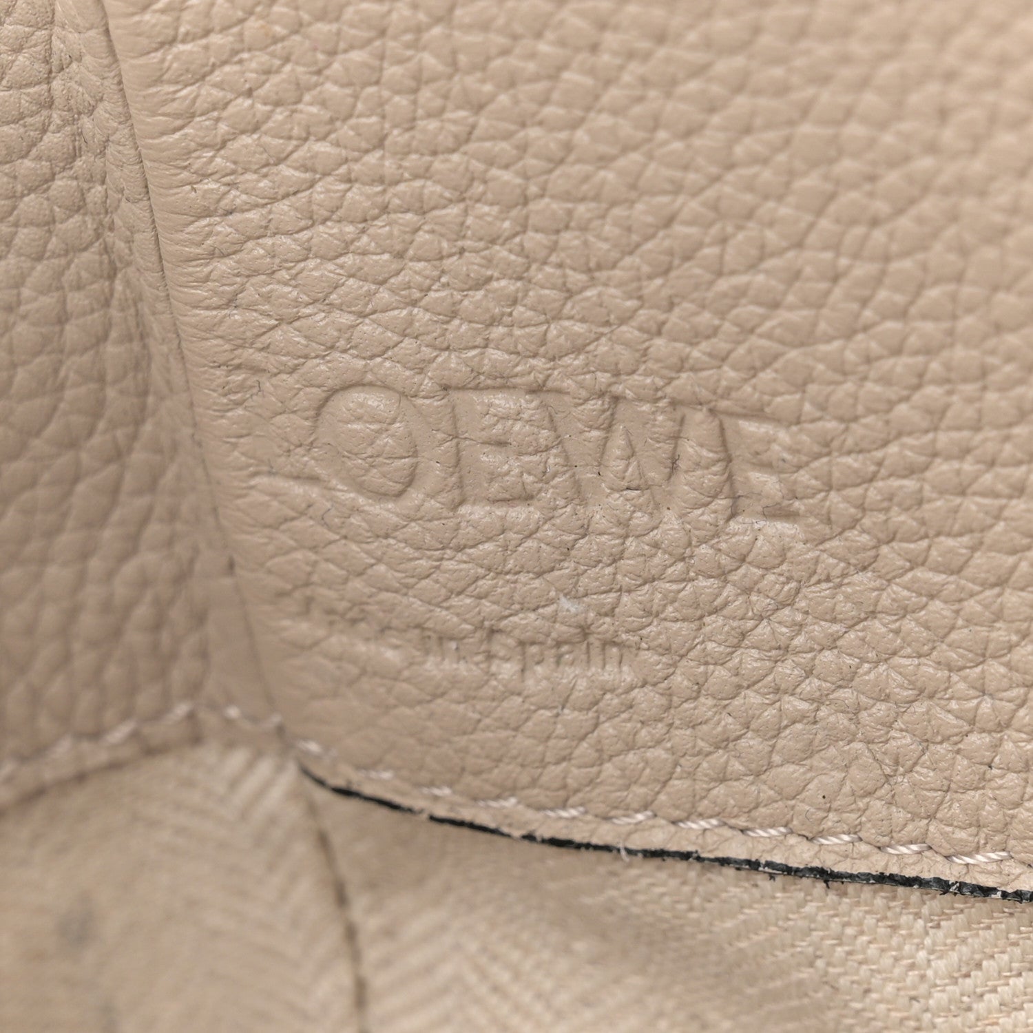 Loewe Calfskin Medium Hammock Shoulder Bag Light Oat 6 of 14