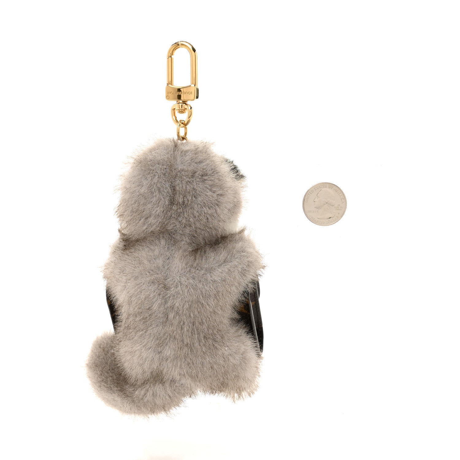 Louis Vuitton LV Monogram Cute Husky Pouch Earphones Case 2 of 6