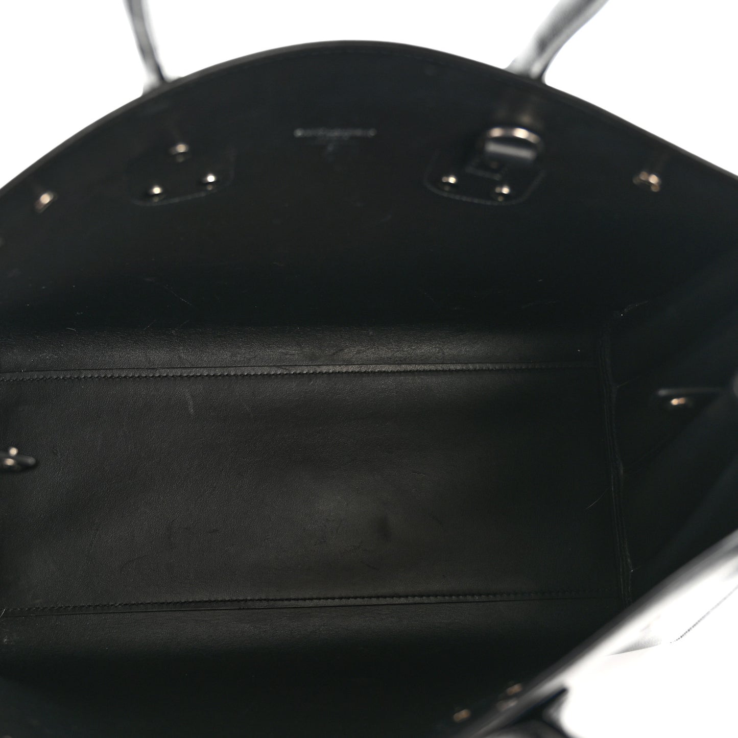 Grained Calfskin Small Sac De Jour Black