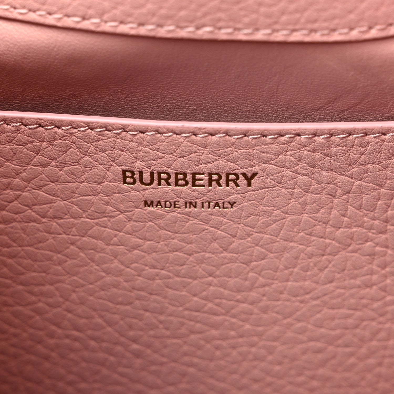 Burberry Grainy Calfskin Small TB Bucket Bag Dusty Pink 6 of 8