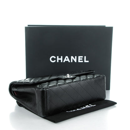 Chanel Lambskin Quilted Maxi Double Flap Black 4 of 8