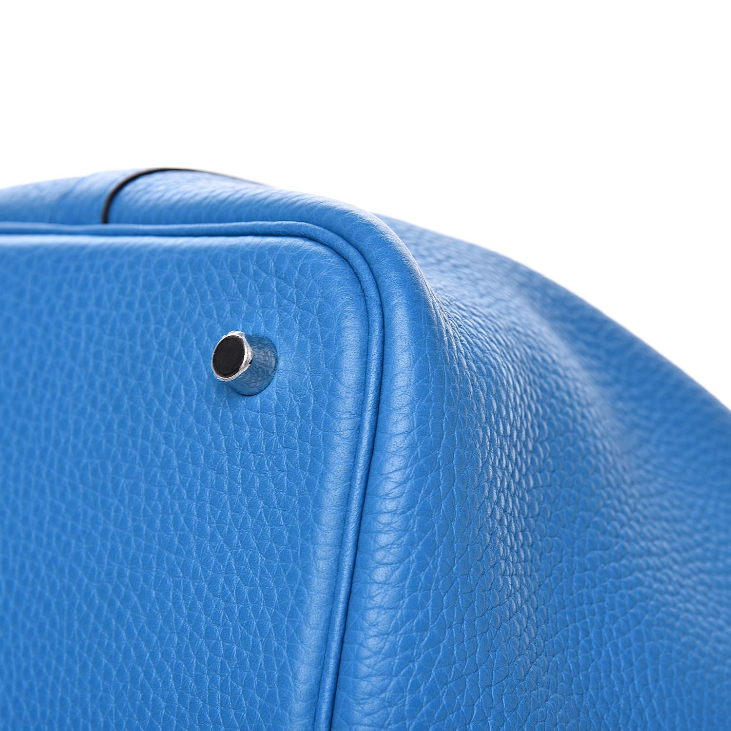 Hermes Taurillon Clemence Picotin Lock 22 MM Bleu Zanzibar 9 of 12