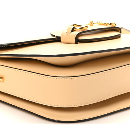 Gucci Azalea Calfskin Horsebit 1955 Shoulder Bag Bubble Tea 9 of 11