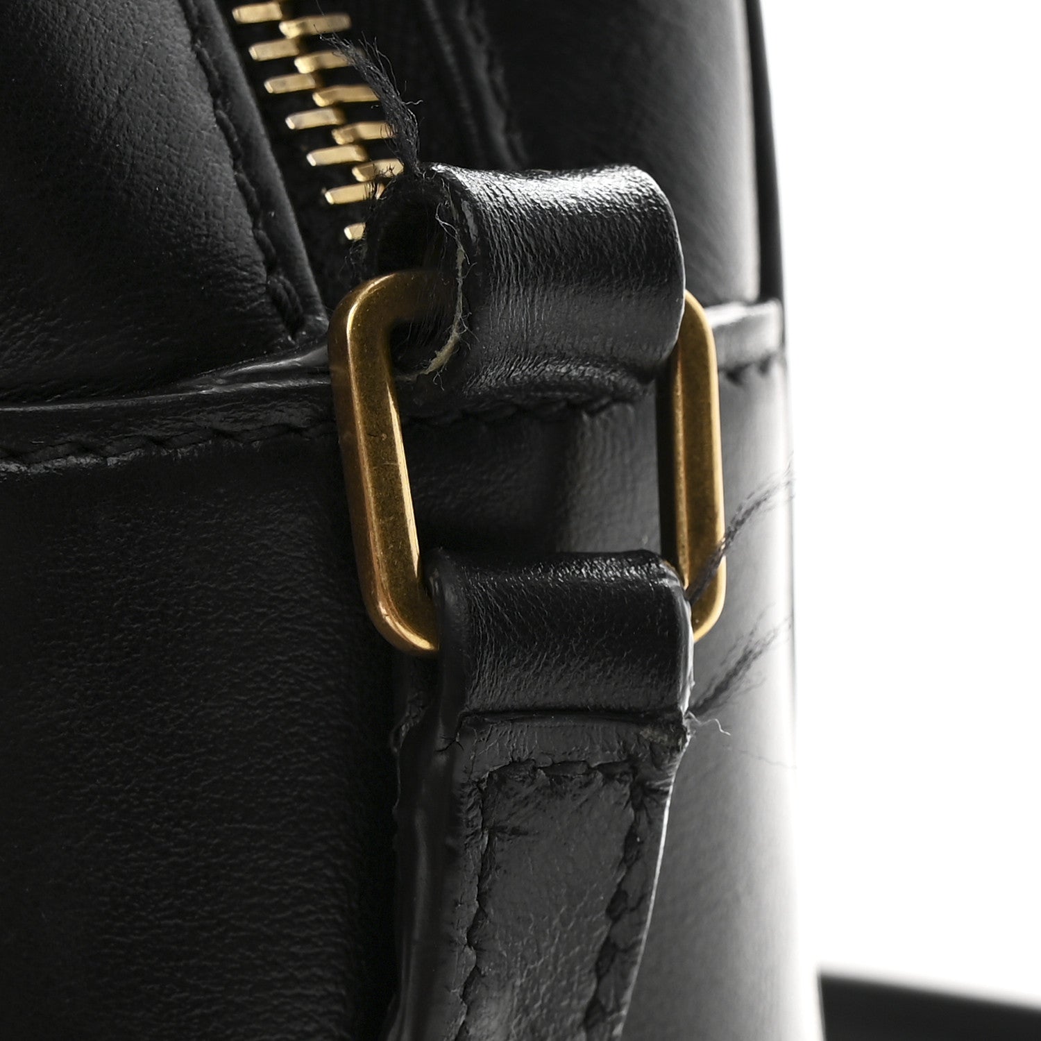 Saint Laurent Calfskin Matelasse Monogram Lou Camera Bag Black 11 of 11